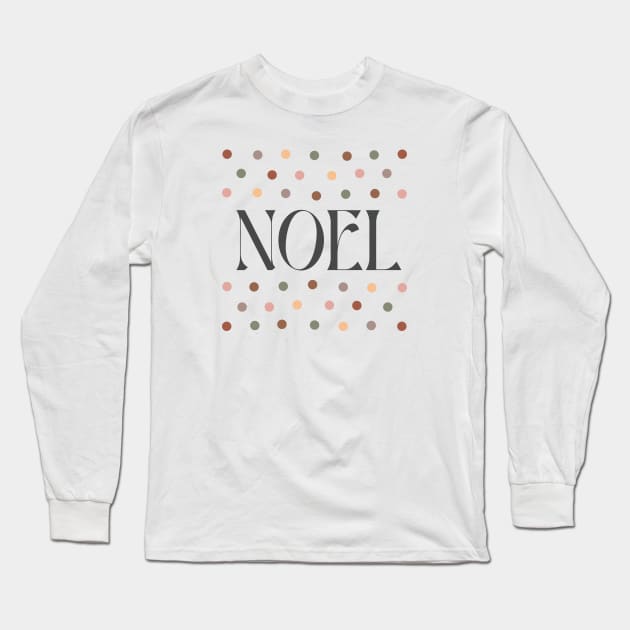 Noel Boho Christmas Long Sleeve T-Shirt by Pop Cult Store